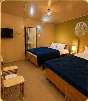 Deluxe Family Cottage Bedroom