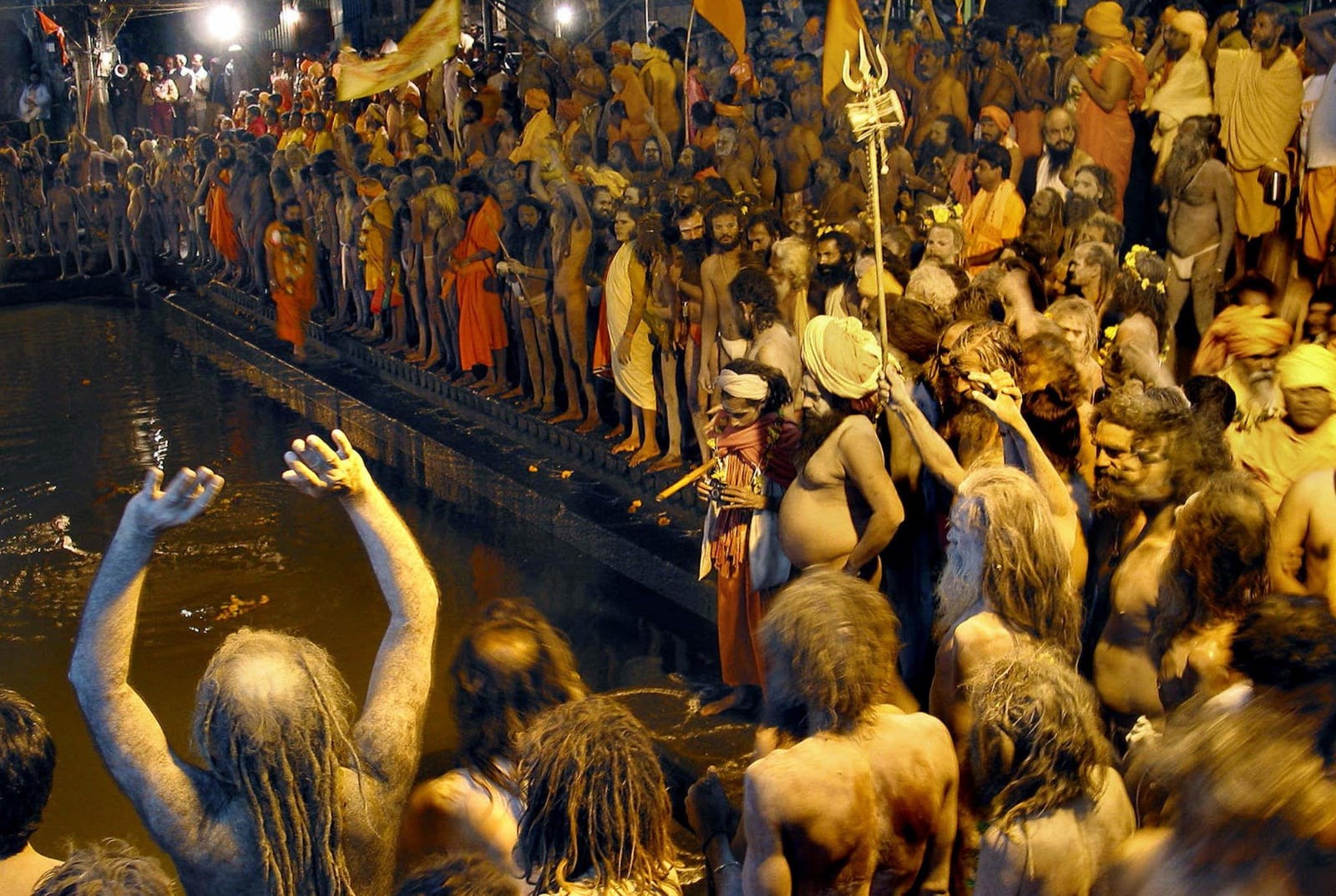Devotee on Ghat